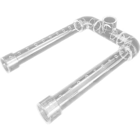 Filtre d'aquarium haute transparence, double barre de pluie, tuyau de sortie, tube de douche de pluie en acrylique, accessoires pour aquarium (1/5)