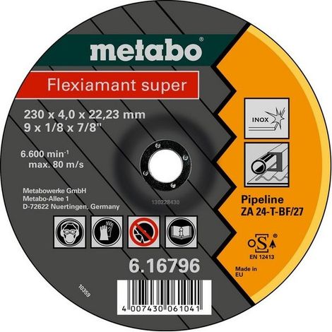 METABO FLEXIAMANT SUPER 180X4.0X22.23 TUYAU, SF27 61679500