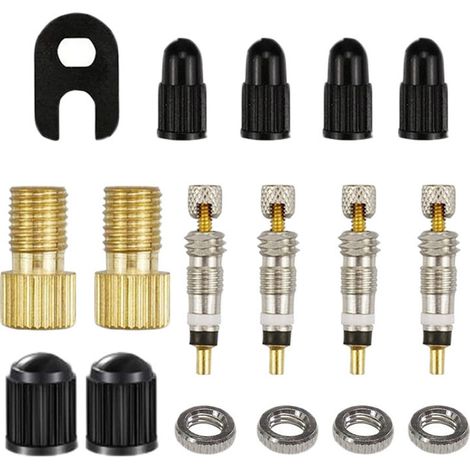 Reifenventiladapter Ventilkern Fahrrad Kit Presta Ventil Zubehör nützlich prak (1/5)