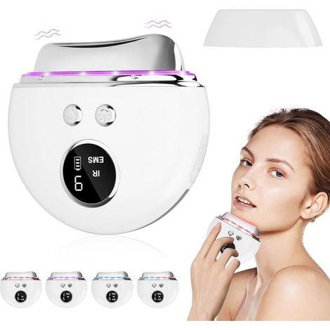 Appareil Anti Rides Visage,Gua Sha Visage,Appareil Massage Visage,Gua Sha Électrique Appareil de Massage du Visage (1/5)