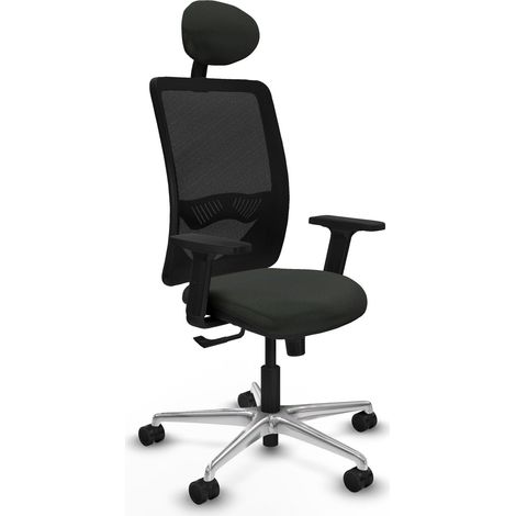 Silla piqueras y crespo Zulema negro aluminio confort (1/2)