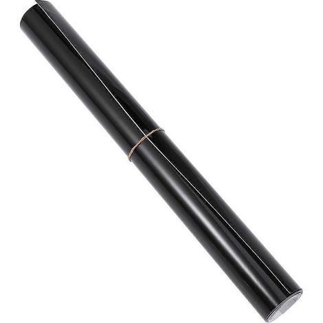 Film vinyle brillant pour covering de voiture ou moto (noir brillant), sans bulles d'air-Black (1/3)