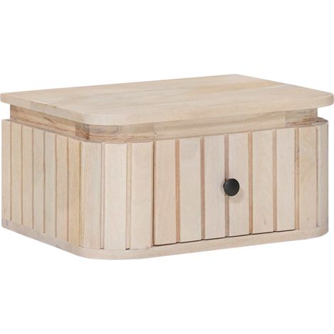 Table de chevet faite main Blanc 40 x 30 x 20 cm vidaXL (1/5)