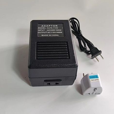Convertisseur de courant alternatif 800 W 220/240 V vers 110/120 V CA avec prise standard européenne (1/5)