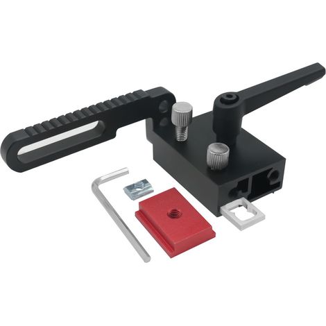 Dispositif de limite de fente de Type T 75, arrêt rabattable de clôture, localisateur de piste verrouillable en alliage d'aluminium (1/5)