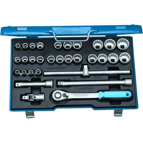 Jeu de cle a douille GEDORE 31 pieces, 1/2" (1/5)