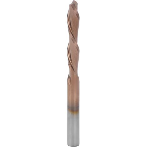 Fraise à bois double tranchant en acier tungstène durable, fraise CNC 4x4x25x55L pour coupe précise. (1/5)