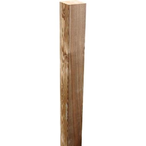 Palo Pali Lasa Impregnati In Legno Di Pino  Quadrati  H.135 Cm 1 Pezzo (1/10)