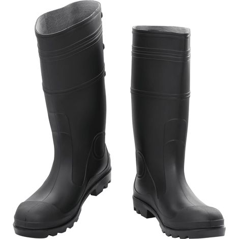 Bottes de pluie noir taille 44 PVC CFW324792 (1/5)