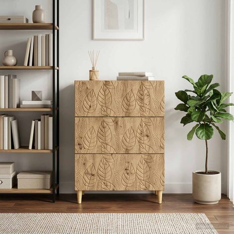 vidaXL Armoire à tiroirs 66 x 34,5 x 90 cm Bois d'ingénierie (1/5)