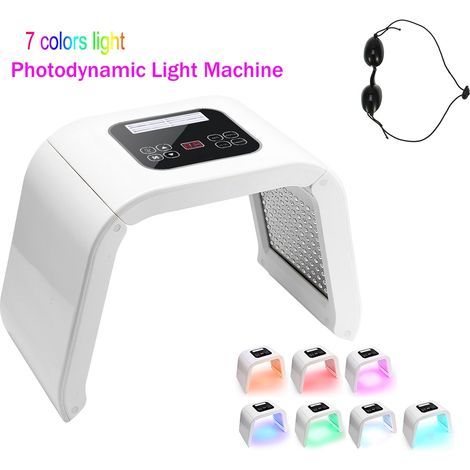 Lampe photodynamique à LED PDT 7 couleurs pour le traitement de l'acné et le rajeunissement de la peau (1/5)