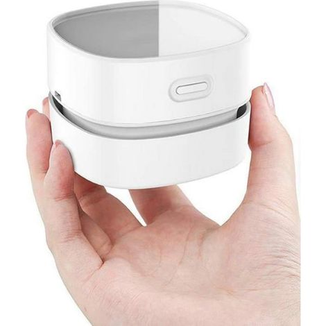 Mini Aspirateur de Table sans Fil, USB Rechargeable, 90 Minutes de Fonctionnement, Rotatif à 360°, pour Enlever Les RAMASSE MIETTES (1/5)