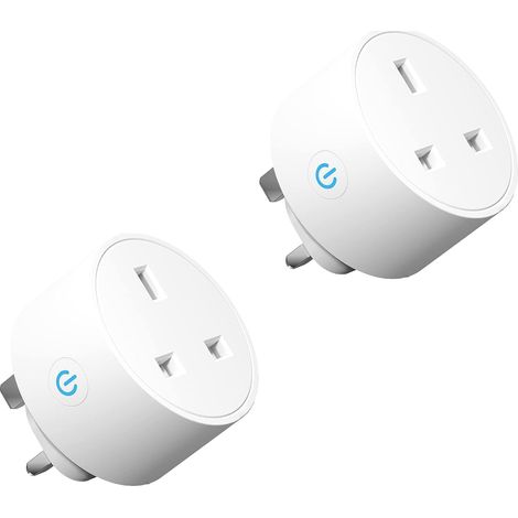Smart Plug Mini prise WiFi 13 A pour Amazon Alexa, Google Home et SmartThings, prise sans fil avec minuterie de contrôle à distance, aucun concentrateur requis (1/2)