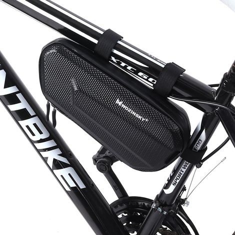 Bolsa para cuadro de bicicleta 1,5 l negra (1/5)