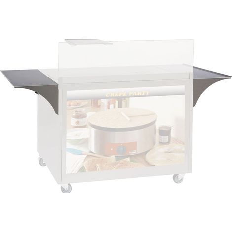 Tablette latérale en inox 1 unité - Diamond