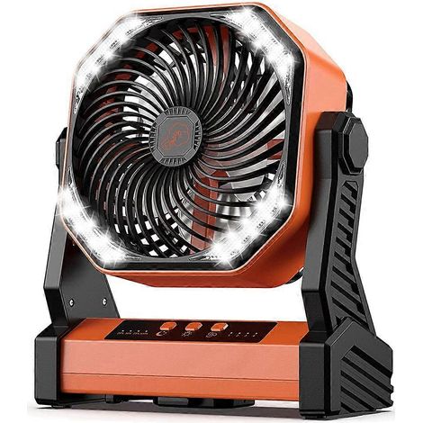 Portable ventilateur pour voyage 20000 mah rechargeable batterie alimenté ventilateur haute velocity camping ventilateur (1/5)
