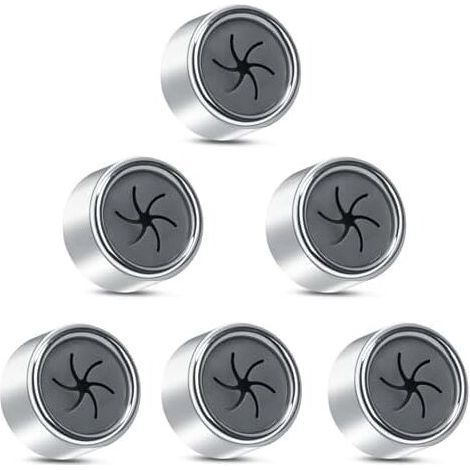 42mmx23mm Pack of 6 Tea Towel Holders, Kitchen Tea Towel Hook, Round Tea Towel Hanger for Kitchen, Bathroom and Home, Kitchen Towel Hook, Kitchen Towel Holder Without Drilling