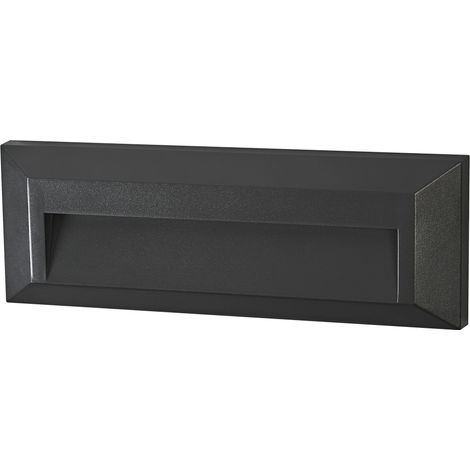 OSRAM Éclairage extérieur ENDURA STYLE IVAN WALL, 1,9W, 85lm, applique murale, gris foncé, classe de protection IP65, température de couleur 3000K, ton blanc chaud