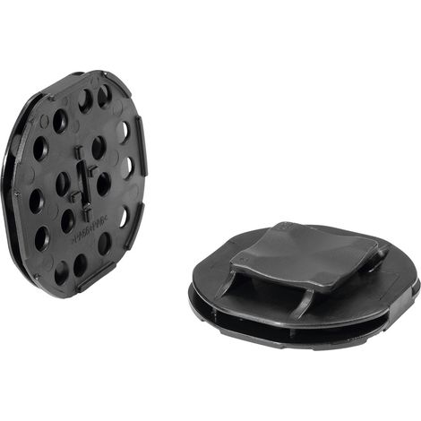 HellermannTyton PMB8-PA66/6HIRHS-BK Pastensockel  151-03196 Bündel-Ø-Bereich 13 mm (max)  halogenfre