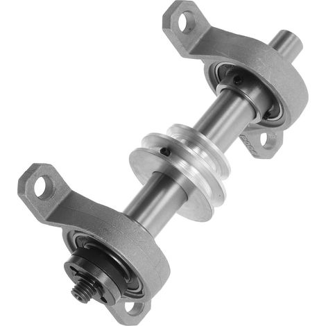 Support de roulement pour machine à faire -même, poulie de broche en acier, outils de travail du bois pour usage en extérieur avec assemblage facile (1/5)