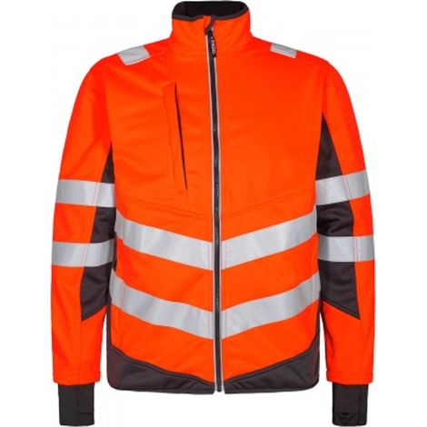 ENGEL Warnschutz Softshell Jacke Safety 1158-237-1079 Gr. 3XL orange/anthrazit grau (1/2)