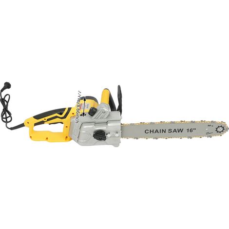 Scie Électrique, Moteur en Fil de Cuivre Haute Qualité, Design Léger, Jaune (1/2)