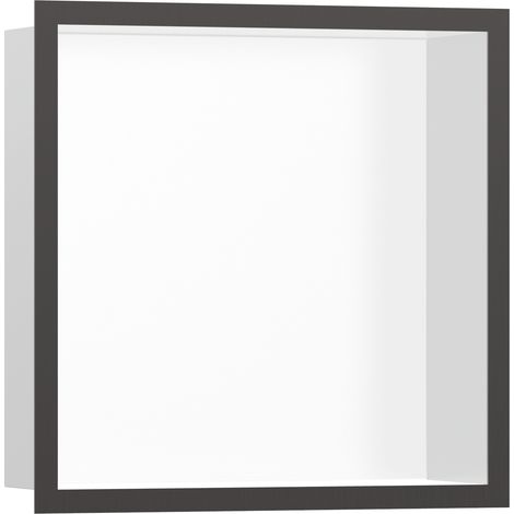 hansgrohe XtraStoris Individual Niche murale blanc mat avec cadre (1/5)