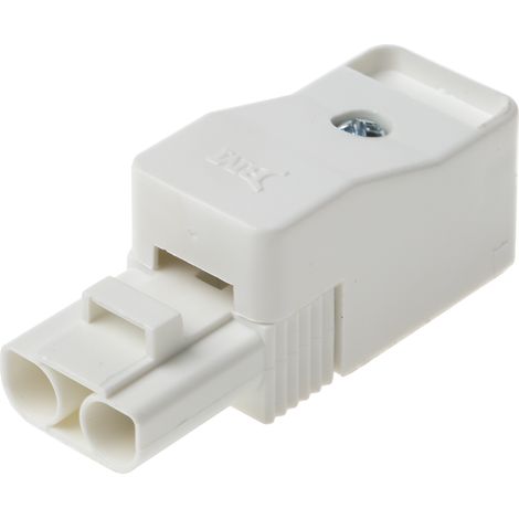 Bornier de raccordement RS PRO, 2 pôles , A visser, 16A ( Prix pour Paquet de 5 ) (1/2)