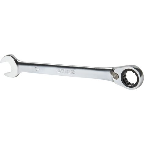 STIER Maul-Ringratschenschlüssel (umschaltbar) SW 13 mm (1/4)