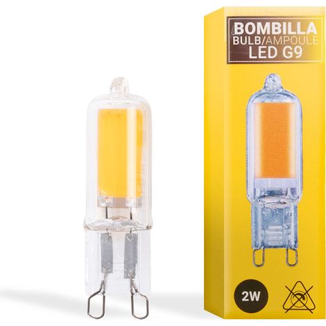 Ampoule LED G9 2W - COB - 360º - 220-240V AC - Blanc Chaud (1/5)