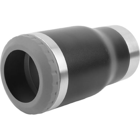 Gobelet isotherme multifonctionnel portable en acier inoxydable 304 à double paroi et isolation sous vide, noir (1/5)