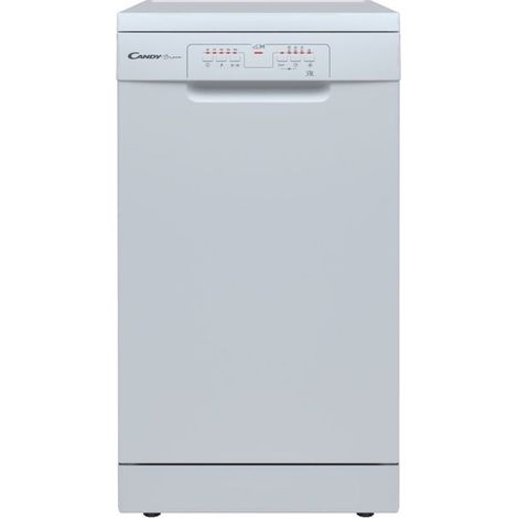 Candy Brava CDPH 2L1049W-01 Lavastoviglie SLIM Libera installazione 10 coperti. Posizionamento dell'apparecchio: Libera installazione, Dimensione: Compatta (45 cm), Colore della porta... - CDPH2L1049W (1/7)