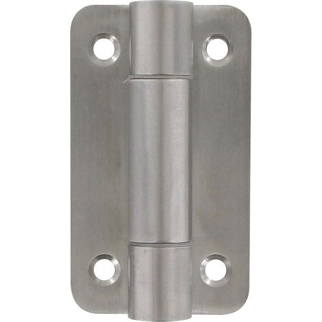 Itar – Charnière inox 304 avec ressort – Largeur 52 mm – Hauteur 90 mm – Épaisseur 2 mm – Pour fermeture automatique de porte (1/4)