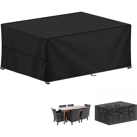 Outdoor protective cover for garden furniture – 210x110x75 cm, made of waterproof and durable 420D Oxford fabric (1/4)