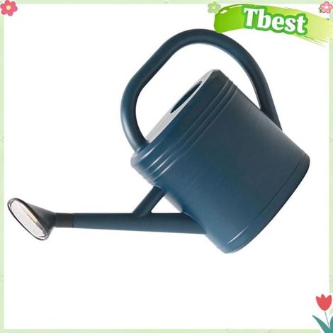 Tbest arrosoir à long bec Arrosoir domestique en plastique de grande capacité, bouteille de plantation épaisse jardin outils Bleue (1/5)