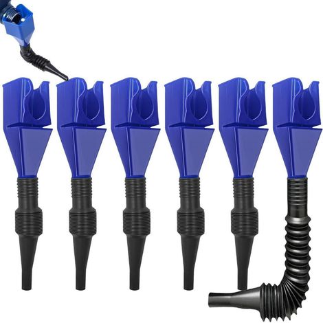 6er Pack Öltrichter KFZ Auto Motorrad Universal Falttrichter flexibel (1/5)
