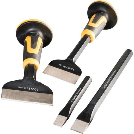 Bolster & Cold Chisel Set 4 Piece ROU31994 (1/2)