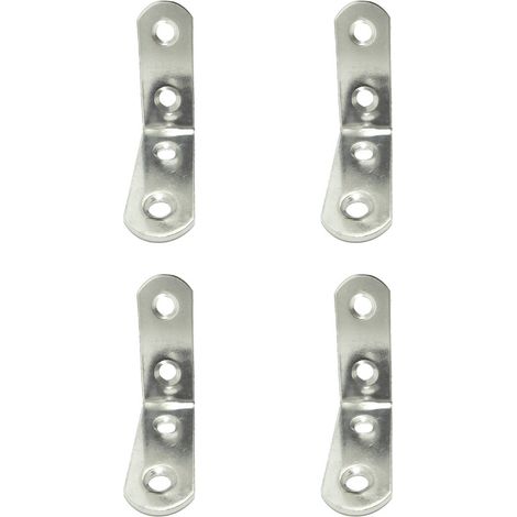 Verstärkungswinkel "AN24" 40x40x16mm aus Edelstahl (4 Stück)