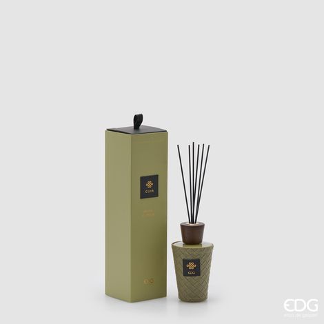 EDG Profumatore Bottiglia Cuir Olive Flower 150 ml H 13,5 cm (1/3)