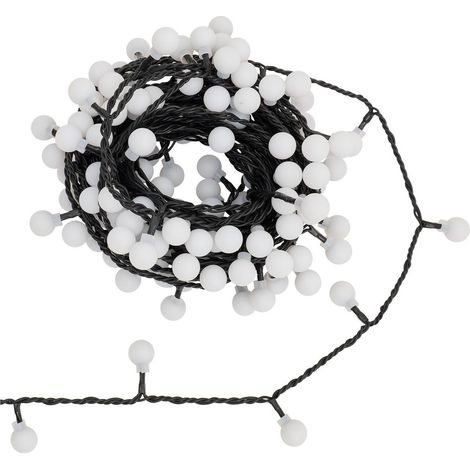 Guirlande lumineuse boules d'extérieur 12,5 m 167 LED changement de couleur 8 fonctions avec télécommande et minuteur sur secteur - Feeric lights & christmas (1/5)