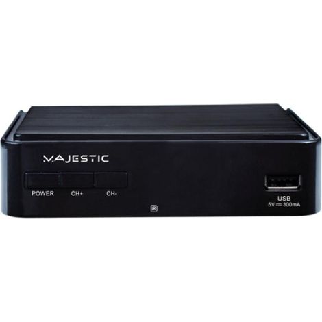 Majestic DEC 665 HD Decoder Digitale Terrestre DVB-T2 HEVC Main 10 HDMI Scart (1/3)