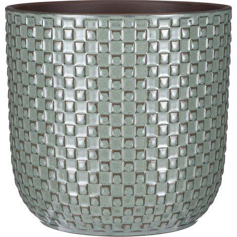 Mica Decorations Cache-pot d'intérieur Vert H20.5xl21.5xL21.5cm (1/5)