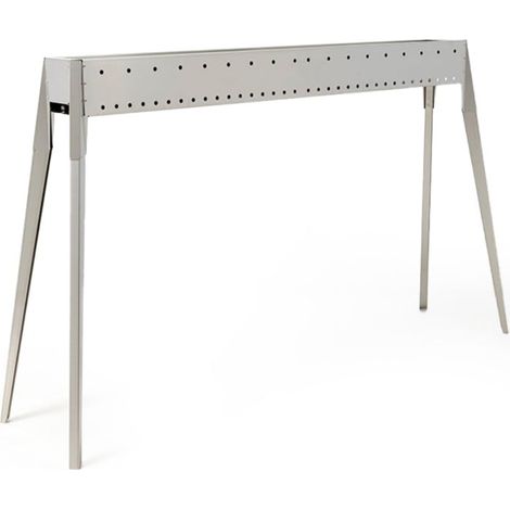 Lisa Miami 1200 barbecue au charbon de bois en acier inoxydable pour les rôtis - Bianco (1/5)