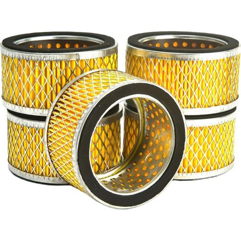Lot de 5 filtres silencieux en nylon pour compresseur d'air - Installation facile - Silencieux (1/5)