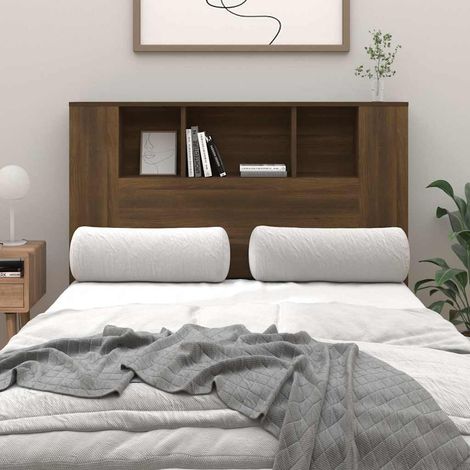 vidaXL Mueble cabecero color roble marrón 120x18,5x102,5 cm (1/5)
