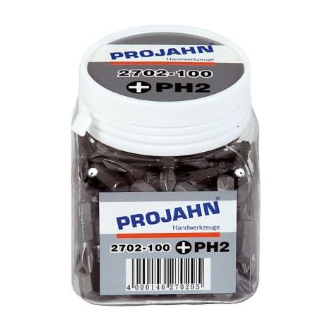 Projahn 1/4 Bit L25 mm Phillips Nr. 3 100er Pack (1/5)