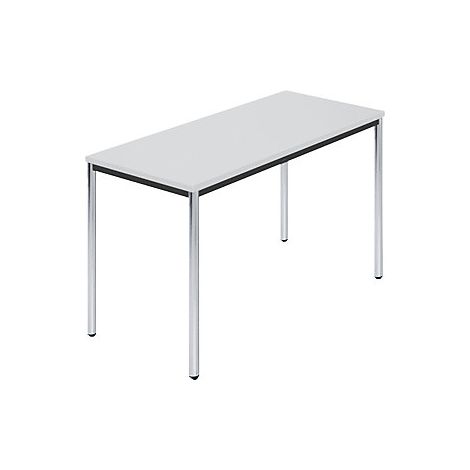 kaiserkraft 929425 Mesa rectangular tubo redondo cromado (1/3)
