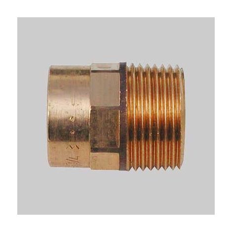 NIPLES BRONZO FILETTATO MASCHIO A SALDARE FEMMINA 42 x 11/4