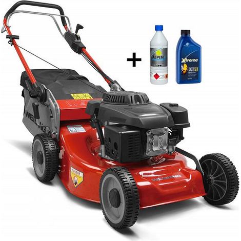 Tagliaerba a scoppio trazionato Weibang WB506SC 159cc 6Hp taglio 50cm + benzina e olio