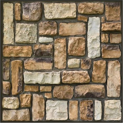 Vintage-Selbstklebetapete Ziegelstein, abnehmbar, 1 Stück, 30 x 30 cm, moderne Wanddekoration, wasserfest
